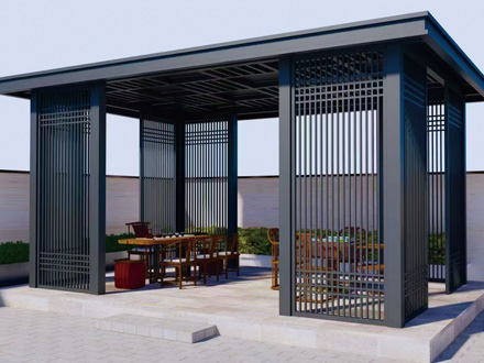 Aluminum Louvered Pergola
